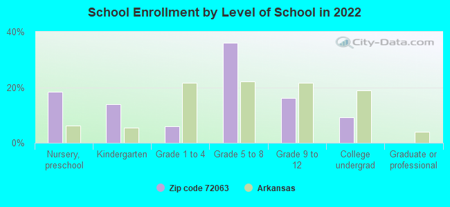 School Enrollment by Level of School in 2022