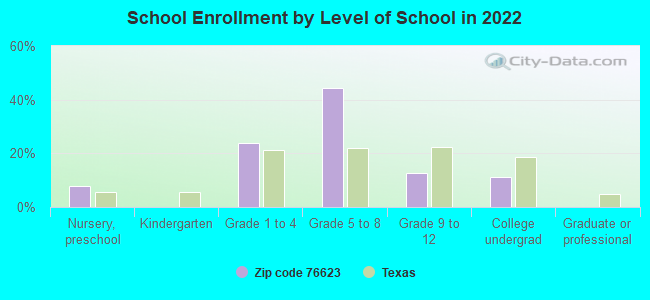 School Enrollment by Level of School in 2022