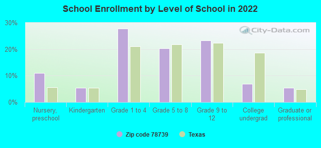 School Enrollment by Level of School in 2022