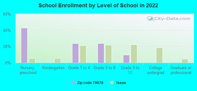 School Enrollment by Level of School in 2022