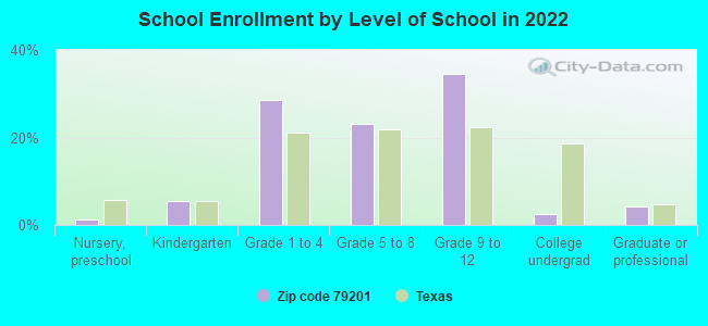 School Enrollment by Level of School in 2022