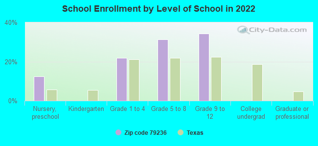 School Enrollment by Level of School in 2022