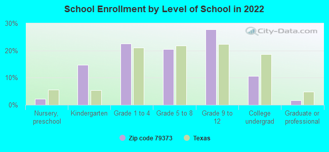 School Enrollment by Level of School in 2022