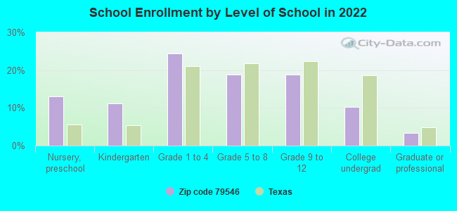 School Enrollment by Level of School in 2022