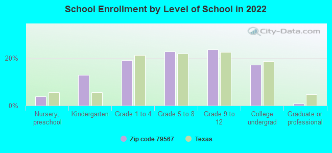 School Enrollment by Level of School in 2022