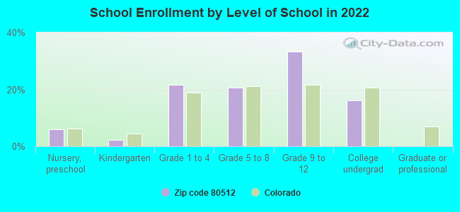 School Enrollment by Level of School in 2022