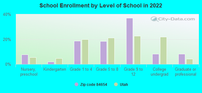 School Enrollment by Level of School in 2022