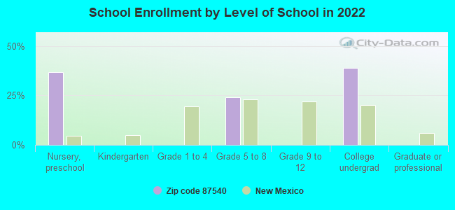 School Enrollment by Level of School in 2022