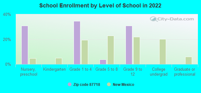 School Enrollment by Level of School in 2022