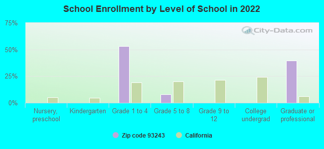 School Enrollment by Level of School in 2022