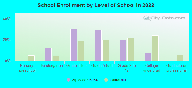 School Enrollment by Level of School in 2022