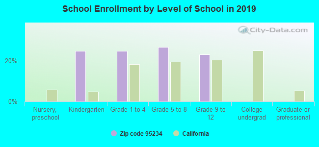 School Enrollment by Level of School in 2019