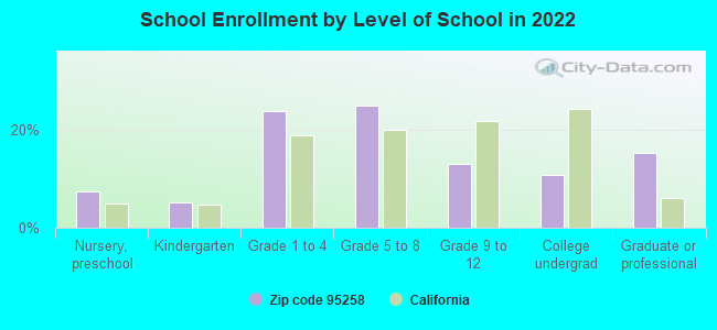 School Enrollment by Level of School in 2022