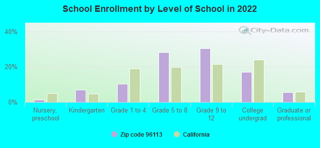 School Enrollment by Level of School in 2022