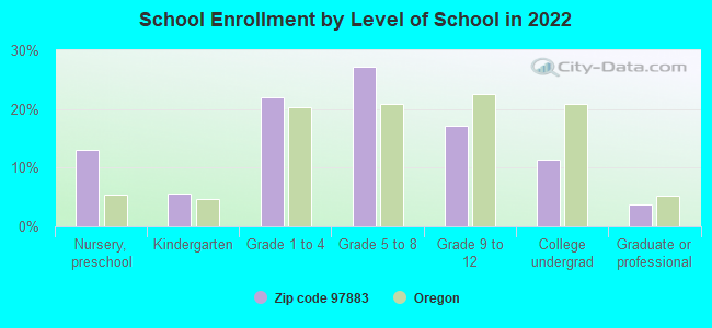 School Enrollment by Level of School in 2022