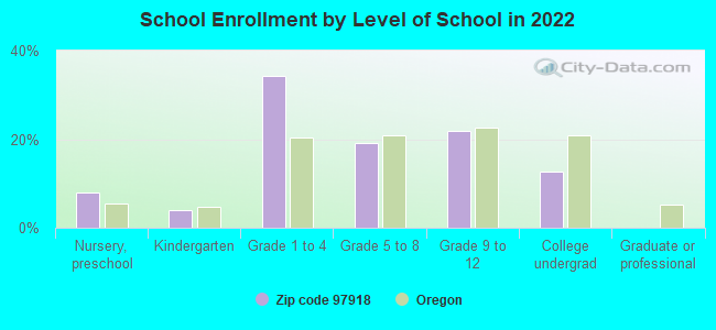 School Enrollment by Level of School in 2022