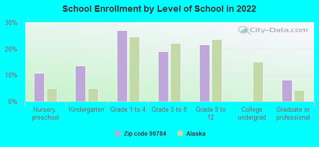 School Enrollment by Level of School in 2022