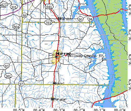 Calloway County, KY map