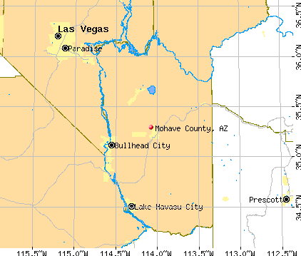 Mohave County, AZ map