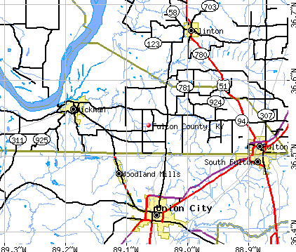 Fulton County, KY map