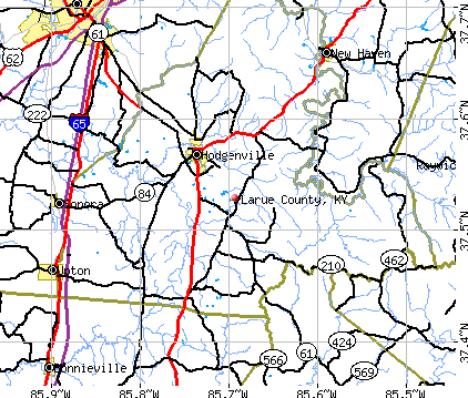 Larue County, KY map