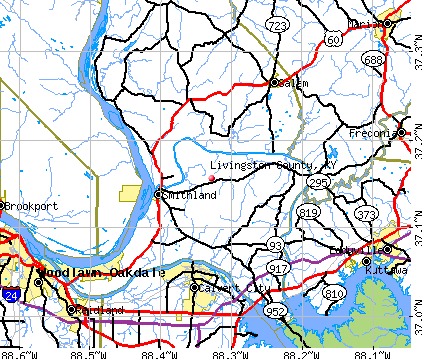 Livingston County, KY map
