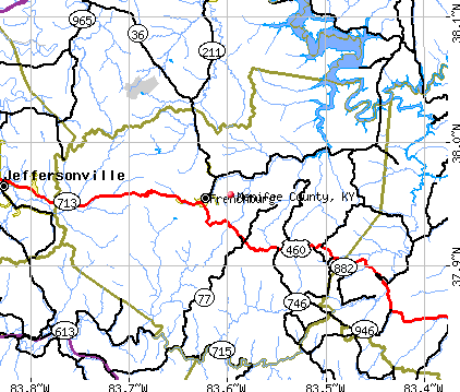 Menifee County, KY map