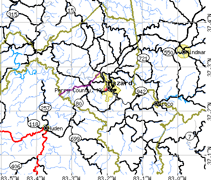 Perry County, KY map