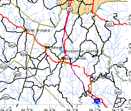 Rockcastle County, KY map