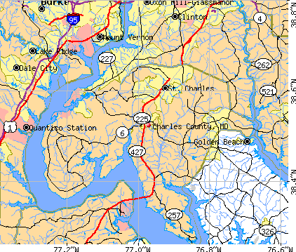 28 Charles County Md Map - Maps Database Source