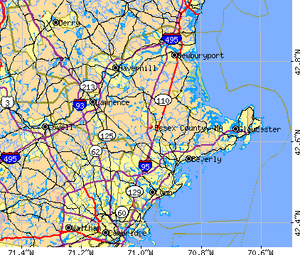 Essex County, MA map
