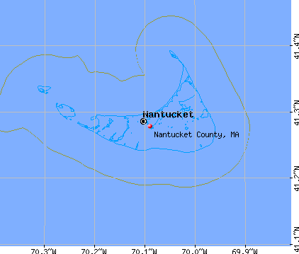 Nantucket County, MA map