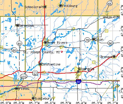 St Joseph County Michigan detailed profile houses real estate