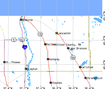 Kittson County, MN map