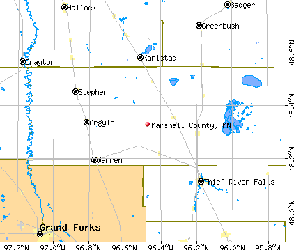 Marshall County, MN map
