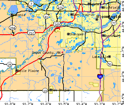 Scott County, MN map
