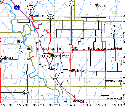 Atchison County, MO map