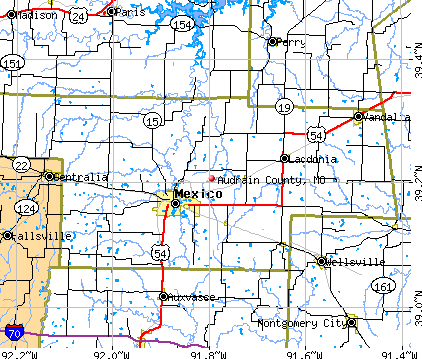 Audrain County, MO map