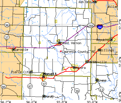 Lawrence County, MO map