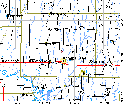 Linn County, MO map