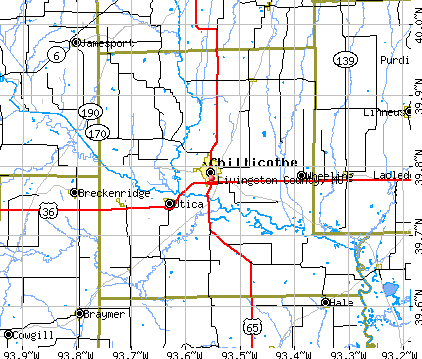 Livingston County, MO map