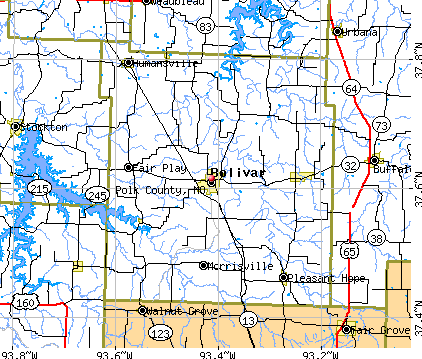 Polk County, MO map