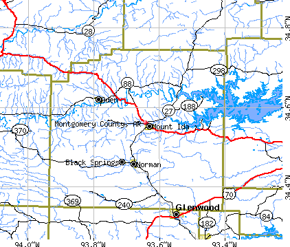 Montgomery County, AR map