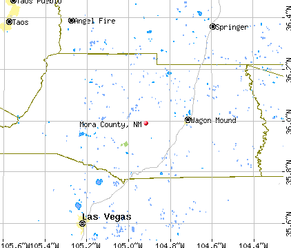 Mora County, NM map