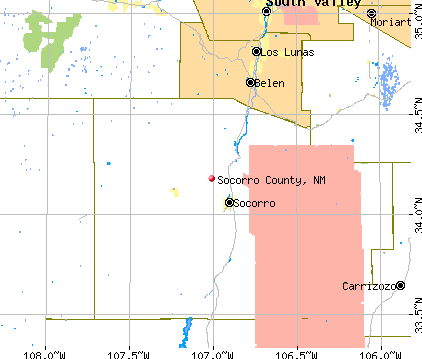Socorro County, NM map