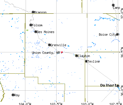 Union County, NM map