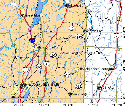 Washington County, NY map