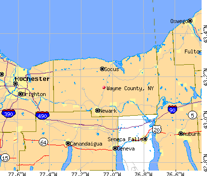 Wayne County, NY map
