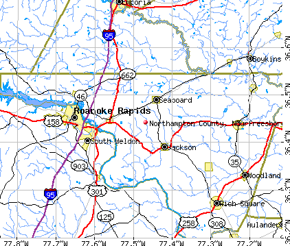 Northampton County, NC map