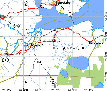 Washington County, NC map